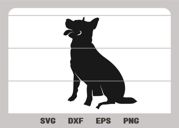 Dog Silhouette Graphics and Illustrations for Content Creators