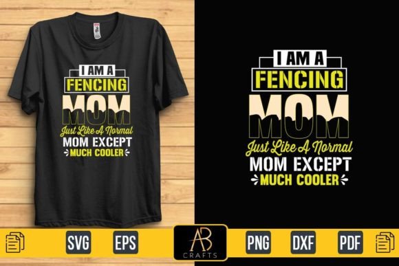Fencing Mom T Shirt Design Review