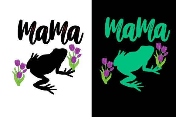Frog Mom Mother s Day Graphics and T-Shirt Designs Review