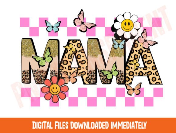 Mama Boho Png Graphics for T-Shirt Designs