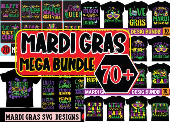 Mardi Gras SVG Designs Mega Bundle: Graphics and T-Shirt Designs Review