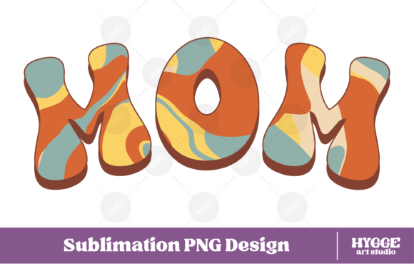 Mom Png Retro Mothers Day Sublimation Graphics and Illustrations
